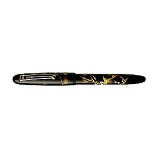 Namiki Yukari Apricot Tree and Brush Warbler Fountain pen