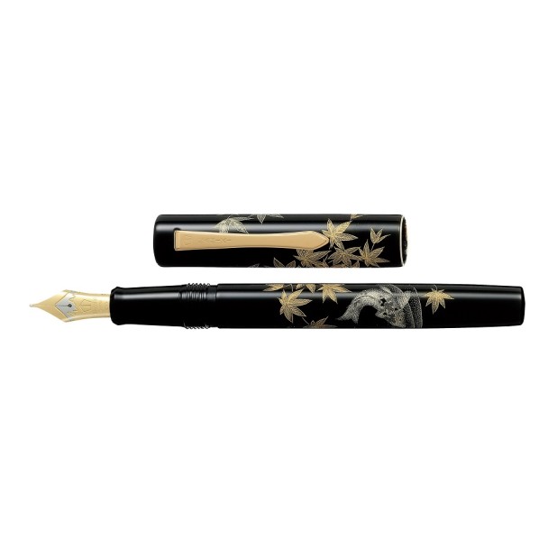 Namiki Yukari Chinkin Beauty of Autumn Leaves Caneta de Tinta Permanente
