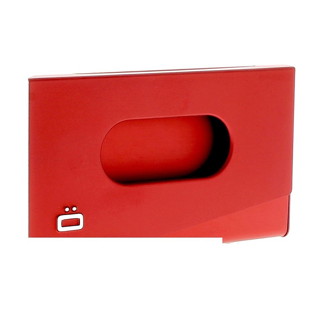 Ögon Designs One Touch Red Business Card Holder