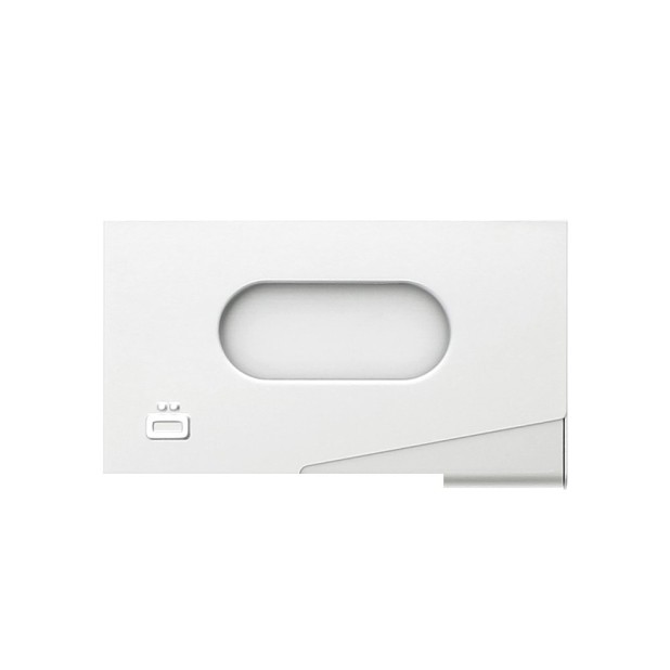 Ögon Designs One Touch Silver Business Card Holder