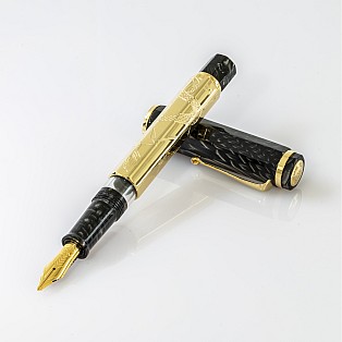 Omas King Cobra Vermeil Guilloché Limited Edition Fountain pen