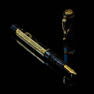 Omas King Cobra Vermeil Guilloché Limited Edition Fountain pen