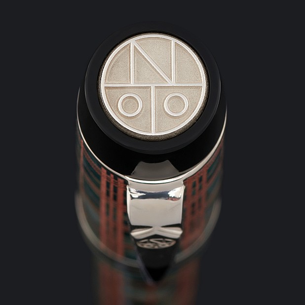 Onoto Magna Macbeth Corona Red Caneta de tinta permanente