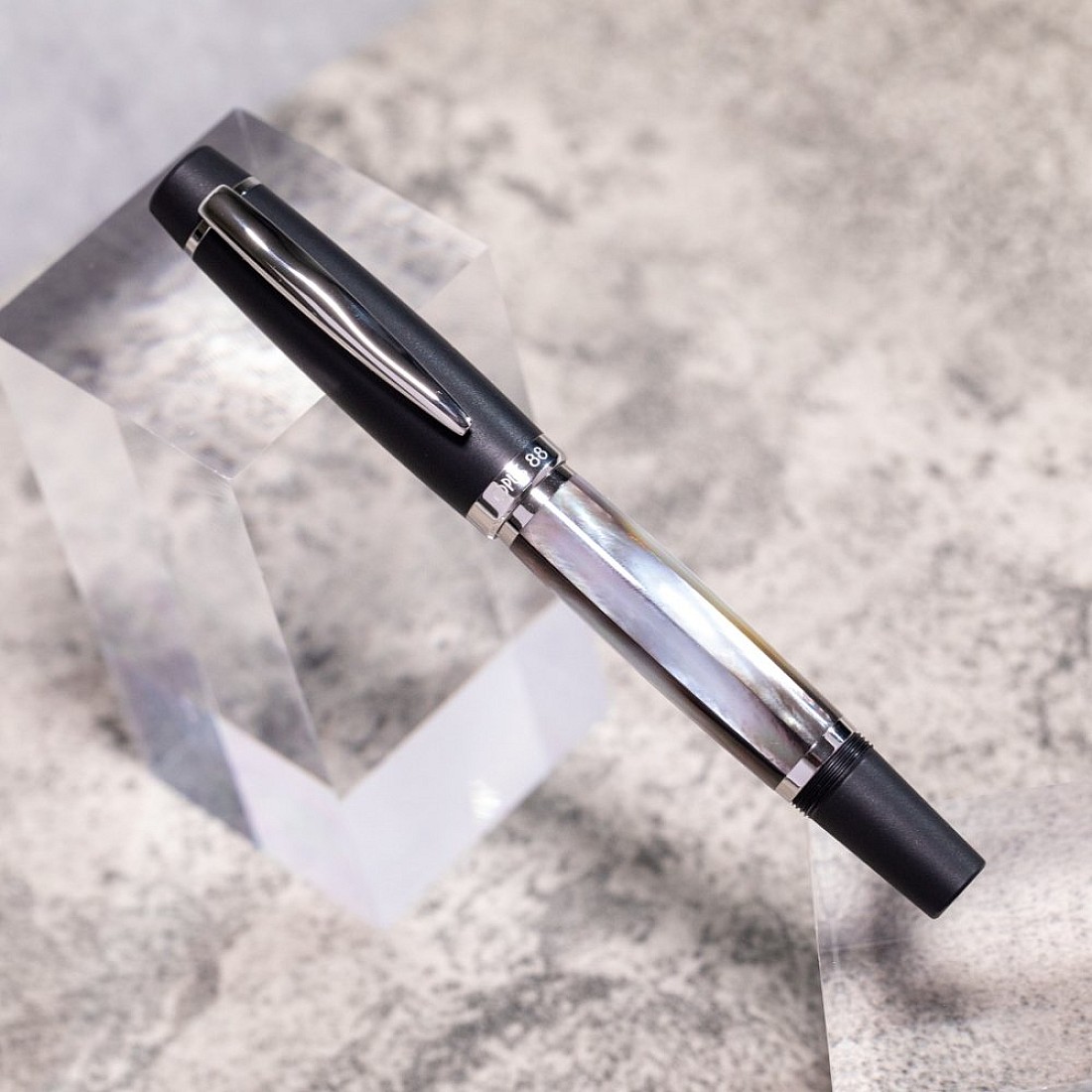Opus 88 Premium Shell Black Mother of Pearl Fountain pen