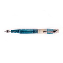 Opus 88 Koloro White Blue Fountain pen