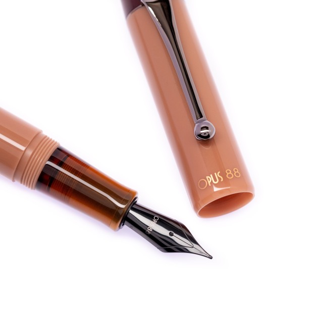 Opus 88 Demonstrator Mocha Mousse PVD Fountain pen