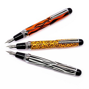 Opus 88 Mini Pocket Wild Animal Savannah Zebra Fountain pen