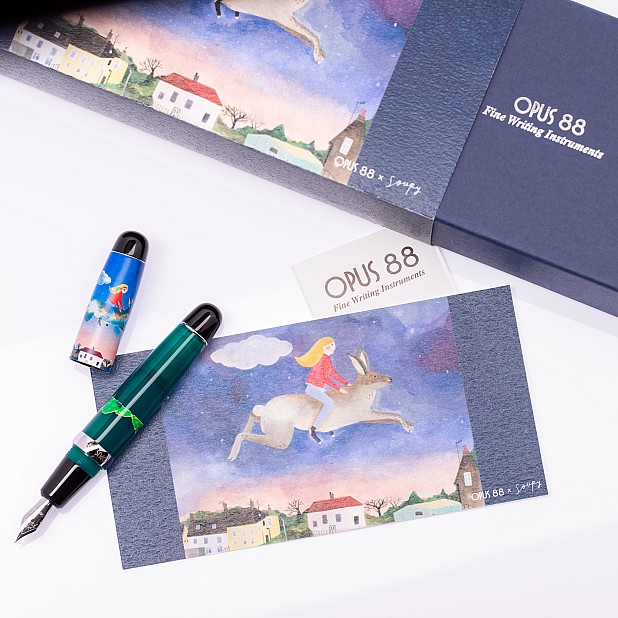 Opus 88 Mini Pocket Flying Rabbit Pluma estilográfica
