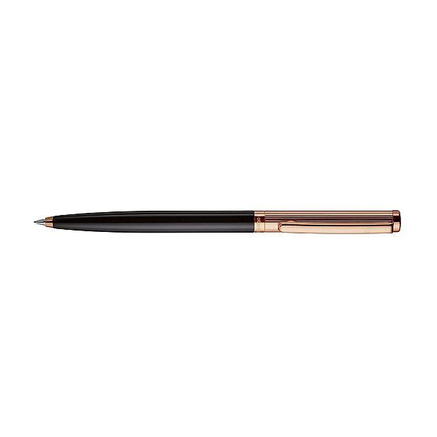 Otto Hutt Design 01 Black Lacquer Rose Gold Striped Mechanical Pencil 0.7mm