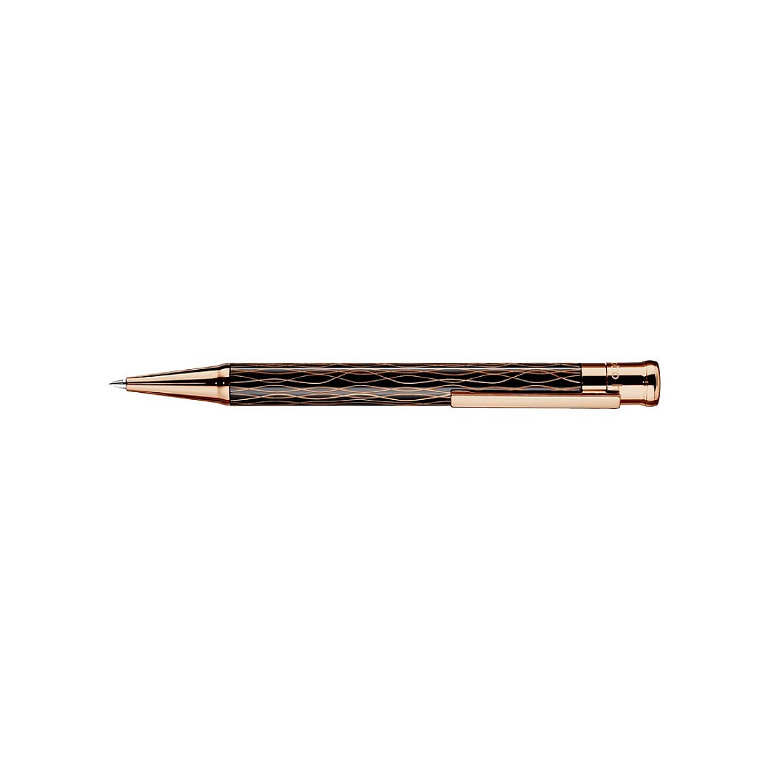 Otto Hutt Design 04 Wave Black Rose Gold Mechanical Pencil 0.7mm