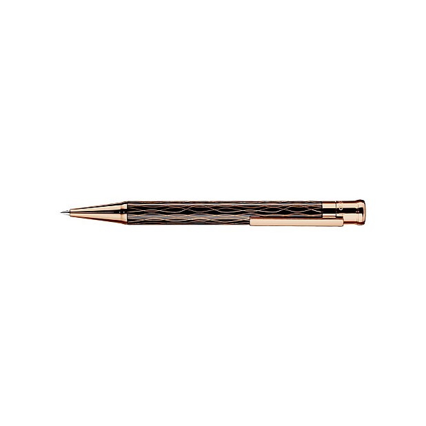 Otto Hutt Design 04 Wave Black Rose Gold Porte-mine 0.7mm
