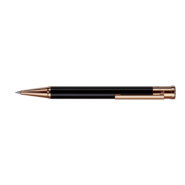 Otto Hutt Design 04 Black Shiny Rose Gold Mechanical Pencil 0.7mm