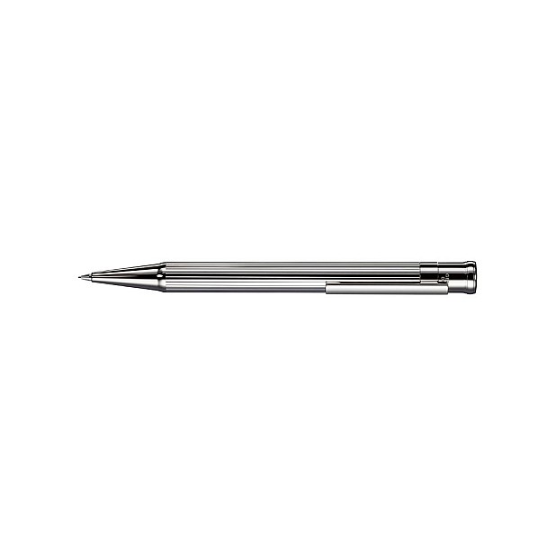 Otto Hutt Design 04 Sterling Silver Striped Guilloche Mechanischer Bleistift 0.7mm