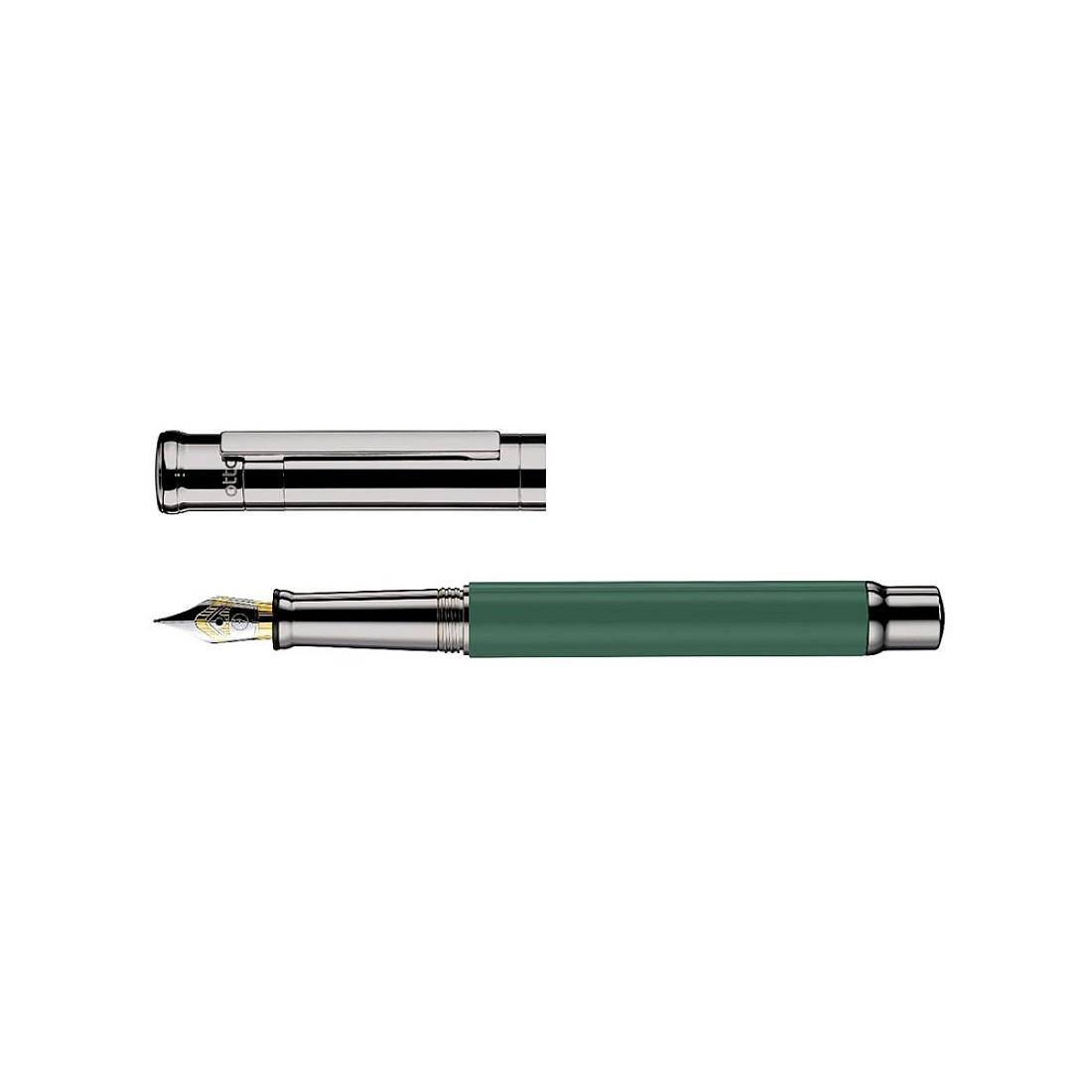 Otto Hutt Design 04 Sage Green Shiny Fountain pen