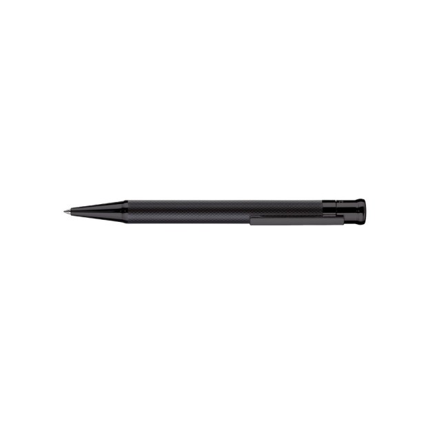 Otto Hutt Design 04 Checkered Black Matte PVD Stylo Bille