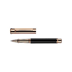Otto Hutt Design 04 Black Shiny Rose Gold Rollerball