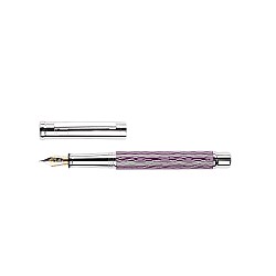 Otto Hutt Design 04 Wave Lila Fountain pen