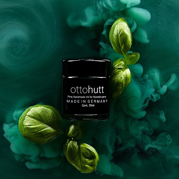 Otto Hutt Design Scented Ink Spring Mountain Basil Frasco De Tinta