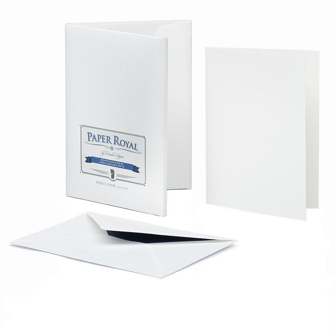 Rössler Papier Paper Royal White A6 Double Card per 20 Sheets