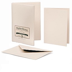 Rössler Papier Paper Royal Chamois A6 Double Card per 20 Sheets