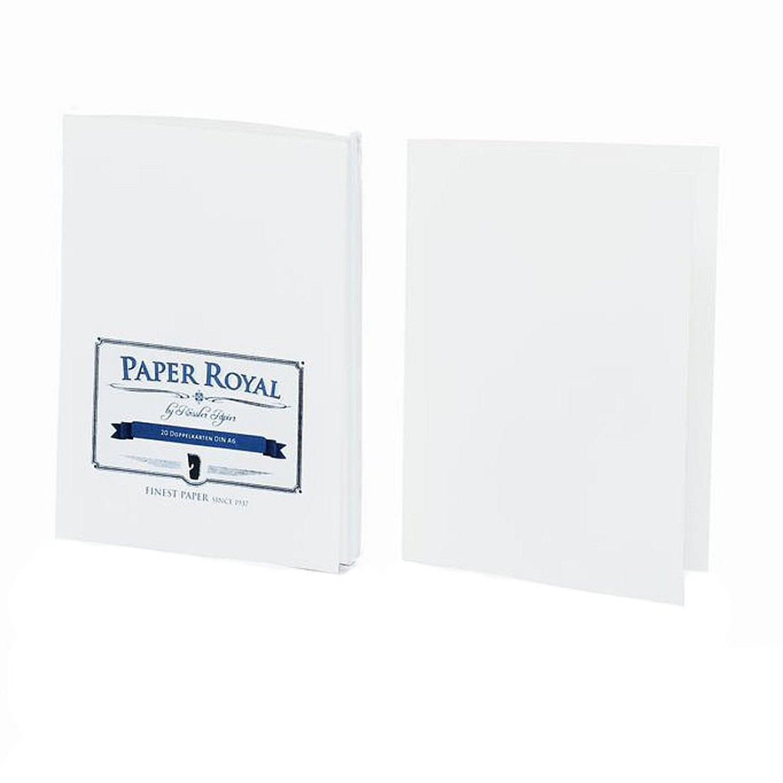 Rössler Papier Paper Royal White A6 Double Card per 20 Sheets