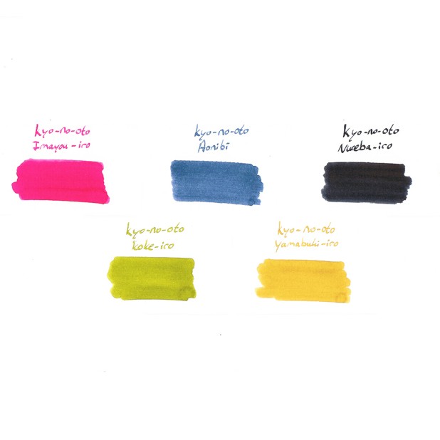 Kyo-no-oto Ink - Garrafas de Tinta (5 cores)
