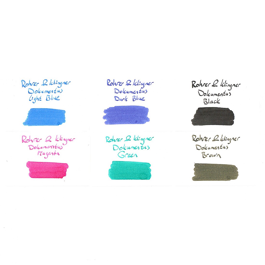 Rohrer & Klingner Dokumentus Ink - Ink Bottle (6 colors)