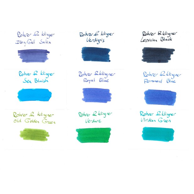 Rohrer & Klingner-inkt - Inktfles (18 kleuren)