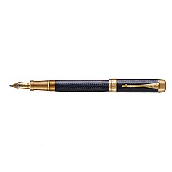 Parker Duofold Prestige Blue Chevron GT Centennial Fountain pen