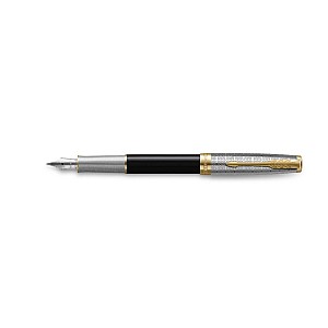 Parker Sonnet Metal & Black GT Füllfederhalter