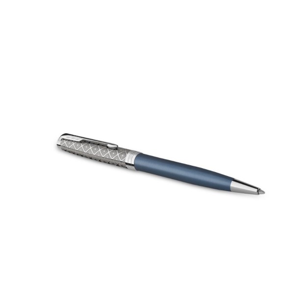 Parker Sonnet Metal & Blue Ballpoint