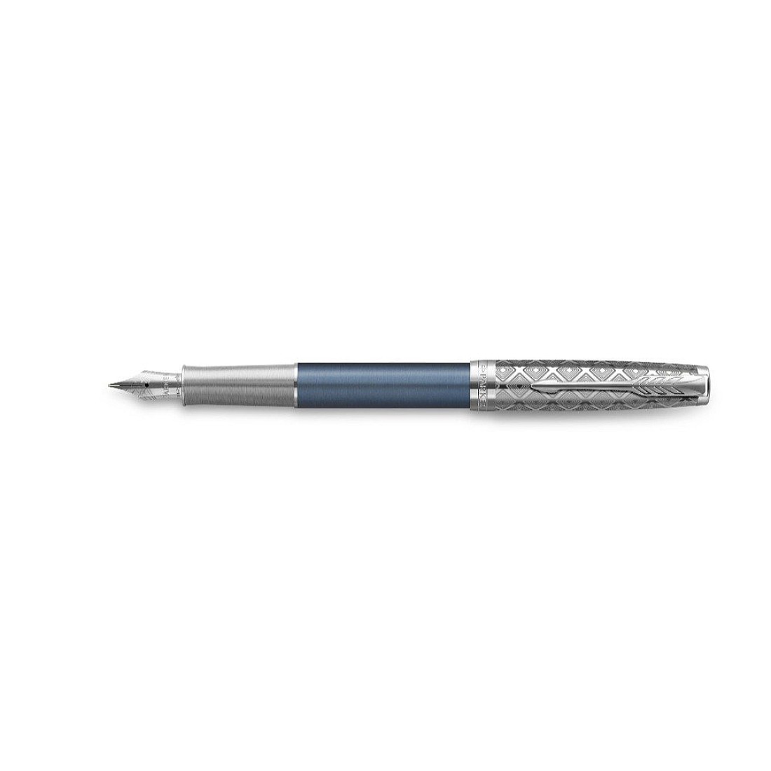 M Nib Fountain Pen Excellent Blue Metal Parker Pen Sonnet Series Medium 