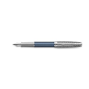 Parker Sonnet Metal & Blue Füllfederhalter