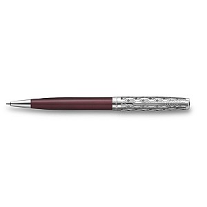 Parker Sonnet Metal & Red Ballpoint