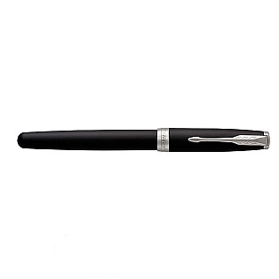Parker Sonnet Matte Black CT Caneta de Tinta Permanente