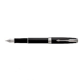 Parker Sonnet Matte Black CT Caneta de Tinta Permanente