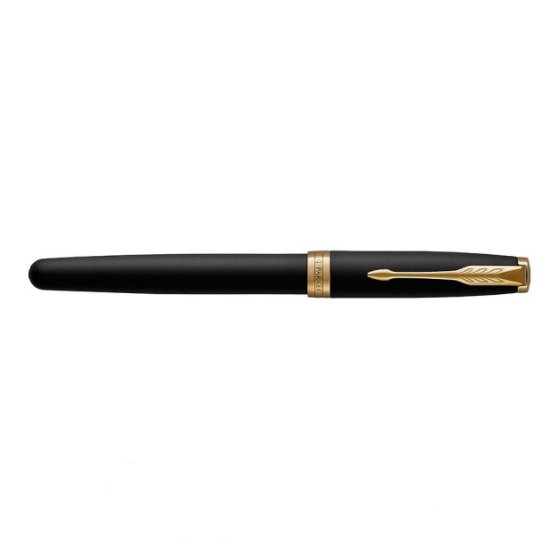 Parker Sonnet Matte Black GT Caneta de Tinta Permanente