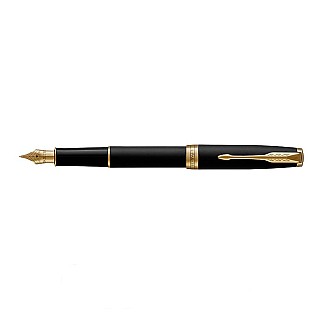 Parker Sonnet Matte Black GT Caneta de Tinta Permanente