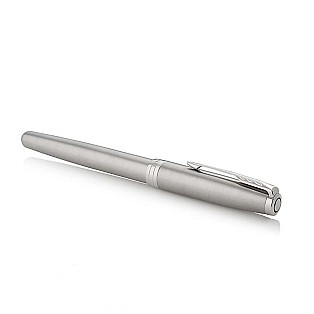 Parker Sonnet Stainless Steel CT Caneta de Tinta Permanente