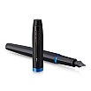 Parker IM Vibrant Rings Black with Blue Stylo Plume