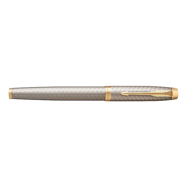 Parker IM Premium Warm Silver GT Rollerball