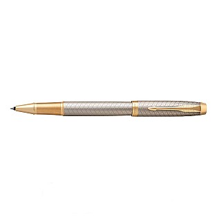 Parker IM Premium Warm Silver GT Rollerball