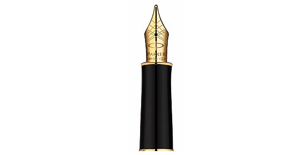 PARKER SONET 18K ゴールド 訳あり Parker Sonnet Fountain Pen, 1993 - Athenes Gold Plate GT
