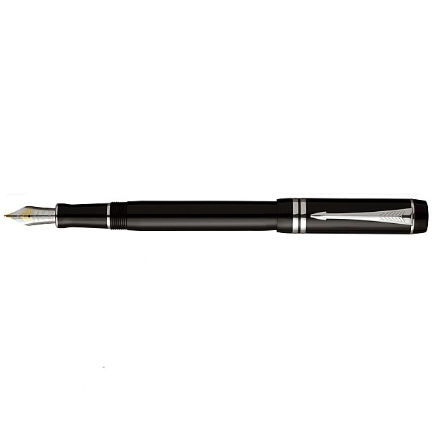 Parker - Parker Duofold Black PT Demi Fountain pen