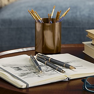 Parker IM Finishing Touch Slate Grey RGT Fountain pen