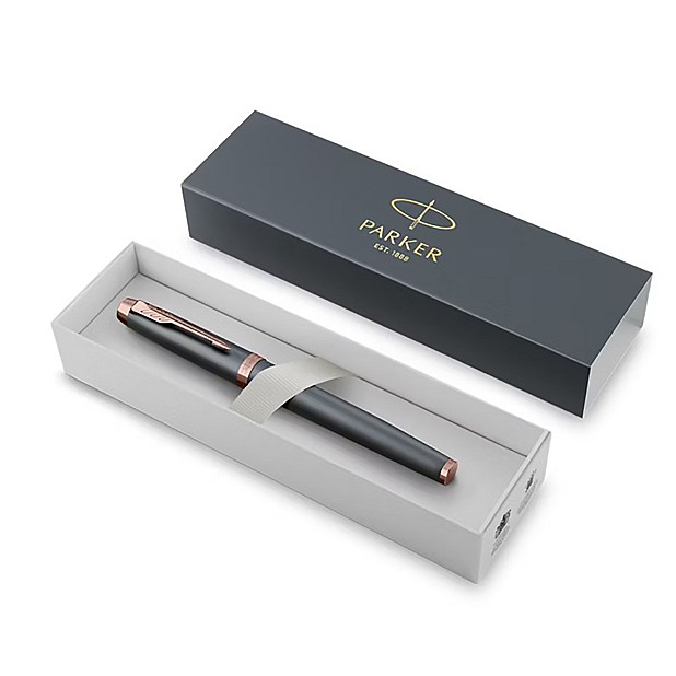 Parker IM Finishing Touch Slate Grey RGT Fountain pen