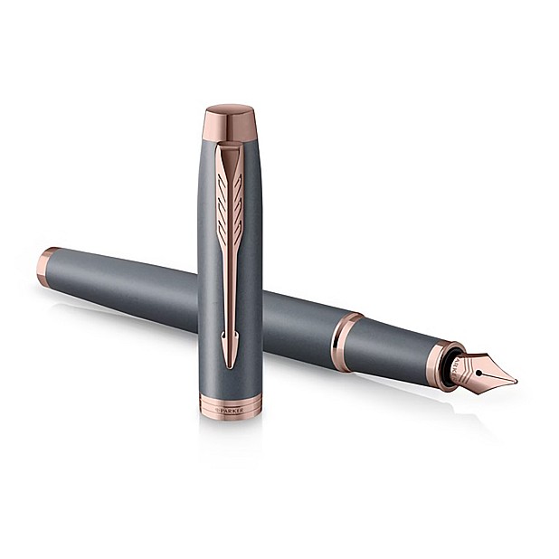 Parker IM Finishing Touch Slate Grey RGT Fountain pen