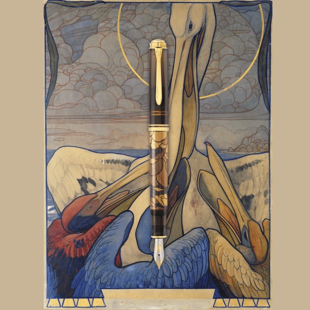 Pelikan Souverän M600 Art Collection Georg Tippel Special Edition Caneta de Tinta Permanente