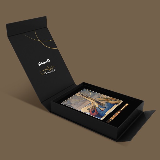 Pelikan Souverän M600 Art Collection Georg Tippel Special Edition Caneta de Tinta Permanente
