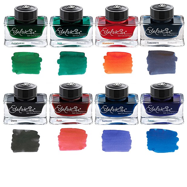 Tinta Pelikan Edelstein - Botella de tinta (8 colores)